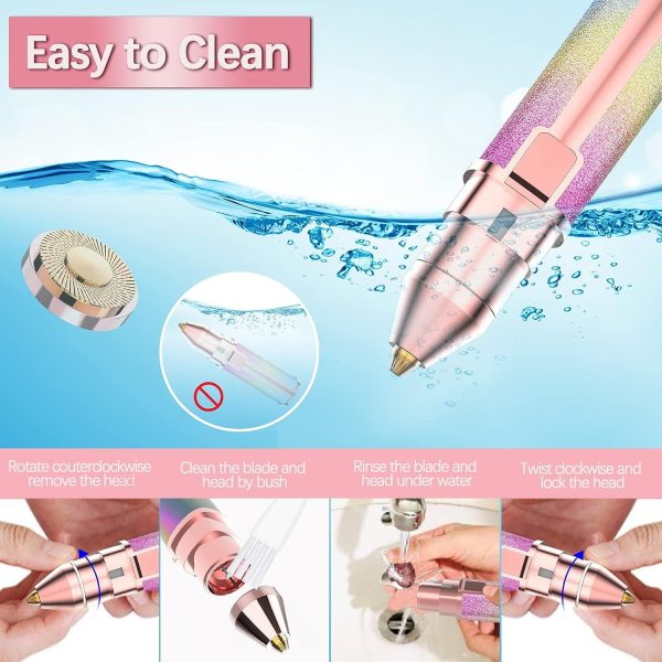 2 In 1 Hair Remover  Eyebrow Trimmer For Women