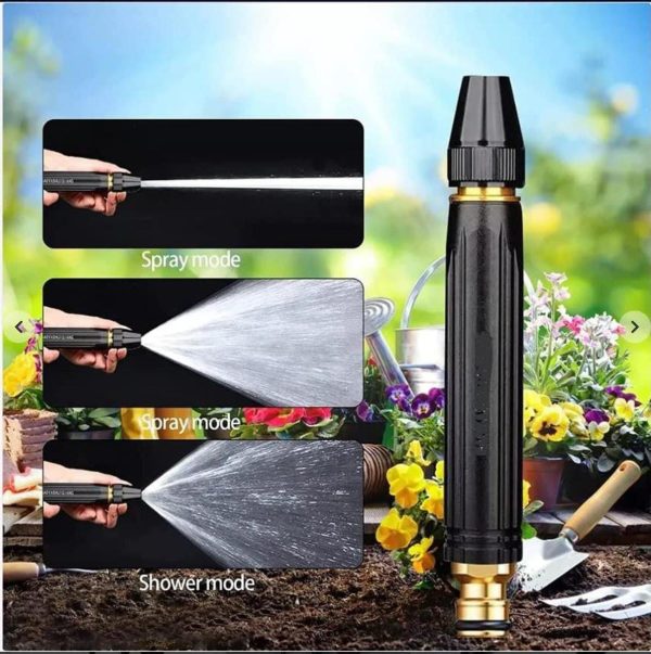 Mega Sale Offer - Imported High Quality Professional Pressure Water Nozzle with Metal Hose