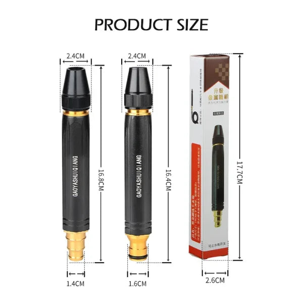 Mega Sale Offer - Imported High Quality Professional Pressure Water Nozzle with Metal Hose